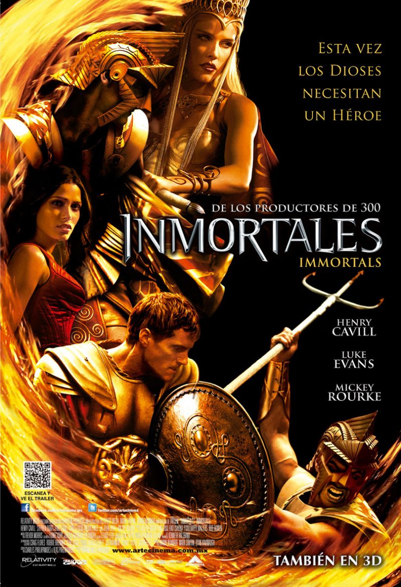 Crítica de la película Inmortales, cine y blu-ray