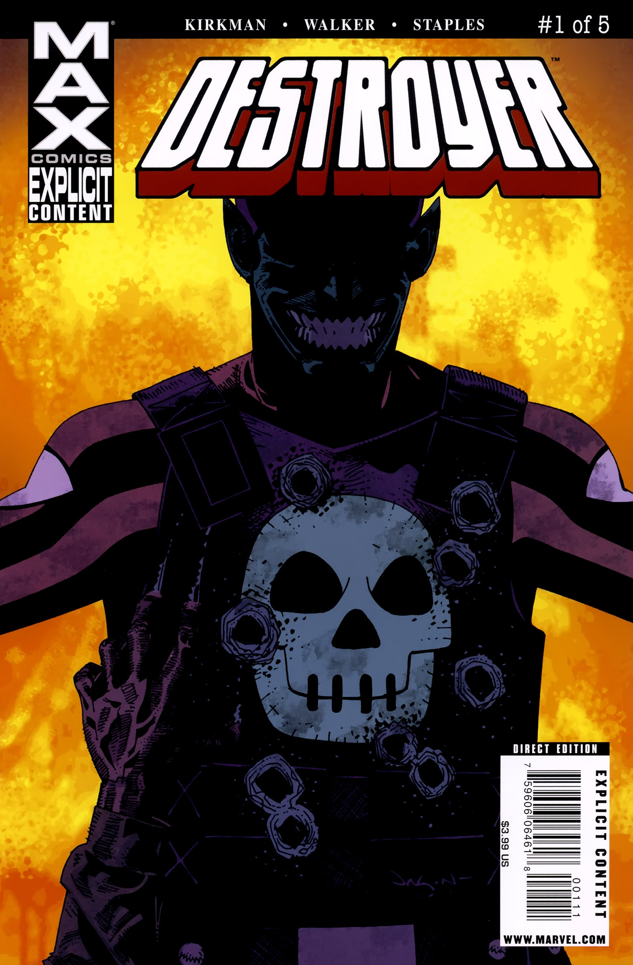 Reseña de Destroyer, cómic de Marvel y MAX Comics