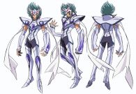Diseños de Edén de Orión para Saint Seiya Omega