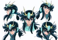 Diseños de Ryuhou del Dragón para Saint Seiya Omega