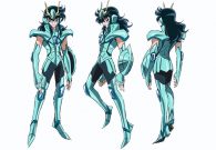 Diseños de Ryuhou del Dragón para Saint Seiya Omega