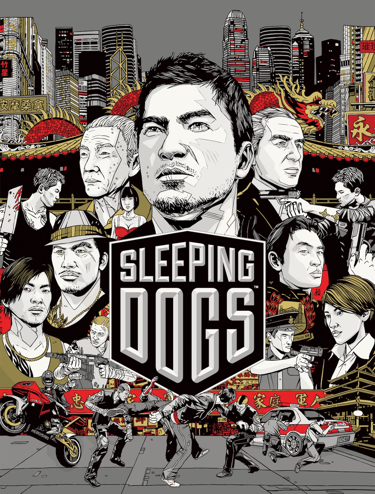 Tráiler y portada de Sleeping Dogs