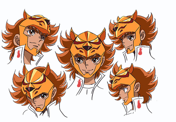 Diseños de Souma de León Menor de Saint Seiya Omega