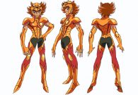 Diseños de Souma de León Menor de Saint Seiya Omega