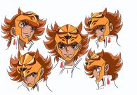 Diseños de Souma de León Menor de Saint Seiya Omega