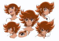 Diseños de Souma de León Menor de Saint Seiya Omega
