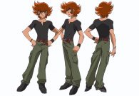 Diseños de Souma de León Menor de Saint Seiya Omega