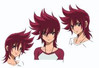 Diseños de Kouga de Pegaso de Saint Seiya Omega