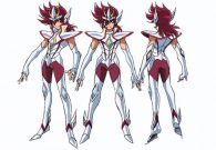Diseños de Kouga de Pegaso de Saint Seiya Omega