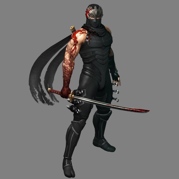 Arte de los personajes de Ninja Gaiden 3