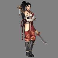 Arte de los personajes de Ninja Gaiden 3, Momiji