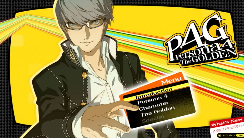 Tráiler de Persona 4: The Golden, para PS Vita