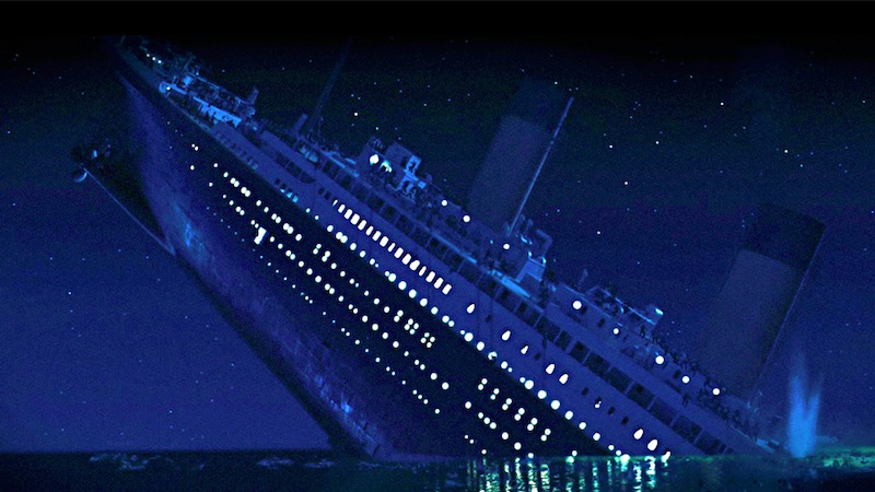 Corrigen cielo estrellado de Titanic