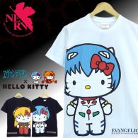 Camisetas de Hello Kitty X Neon Genesis Evangelion 1