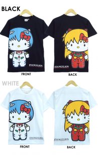 Camisetas de Hello Kitty X Neon Genesis Evangelion 3