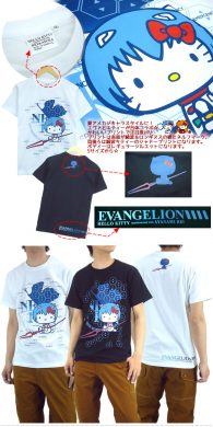 Camisetas de Hello Kitty X Neon Genesis Evangelion 6