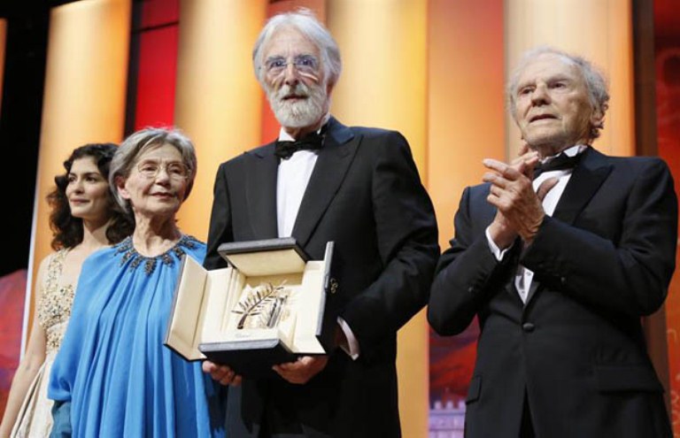 Amour se lleva la Palma de Oro en Cannes