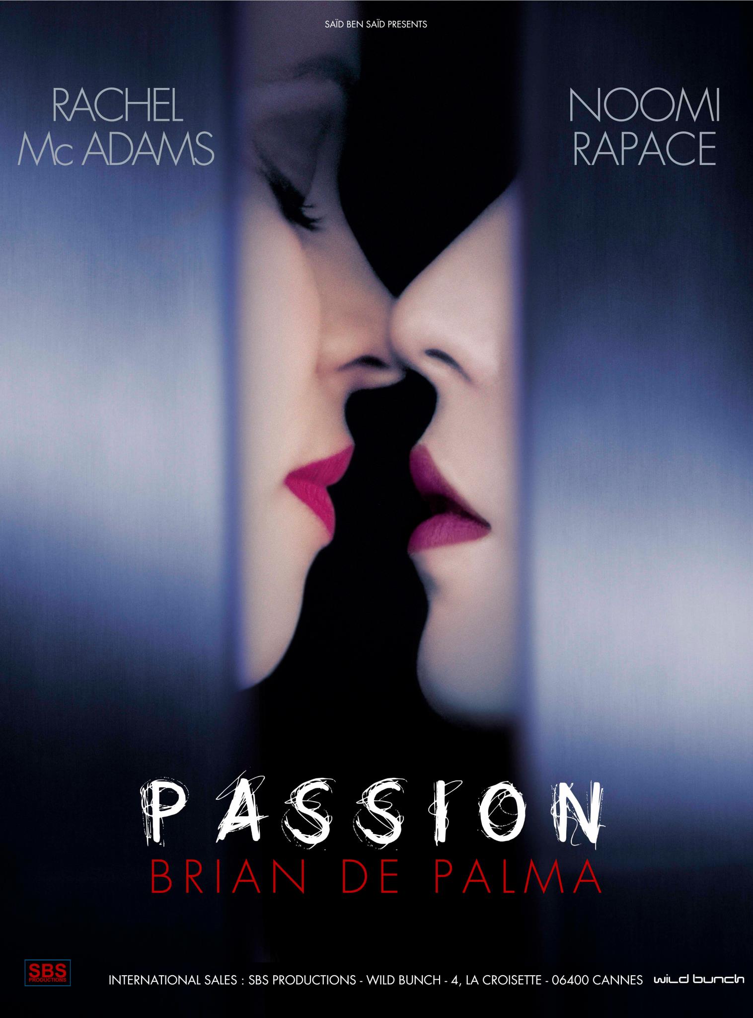 Pasión | Póster de la seductora película con Noomi Rapace y Rachel McAdams