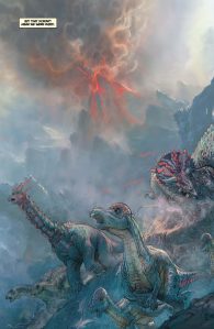 Previo del cómic Dinosaurios vs Aliens 5