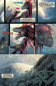 Previo del cómic Dinosaurios vs Aliens 8