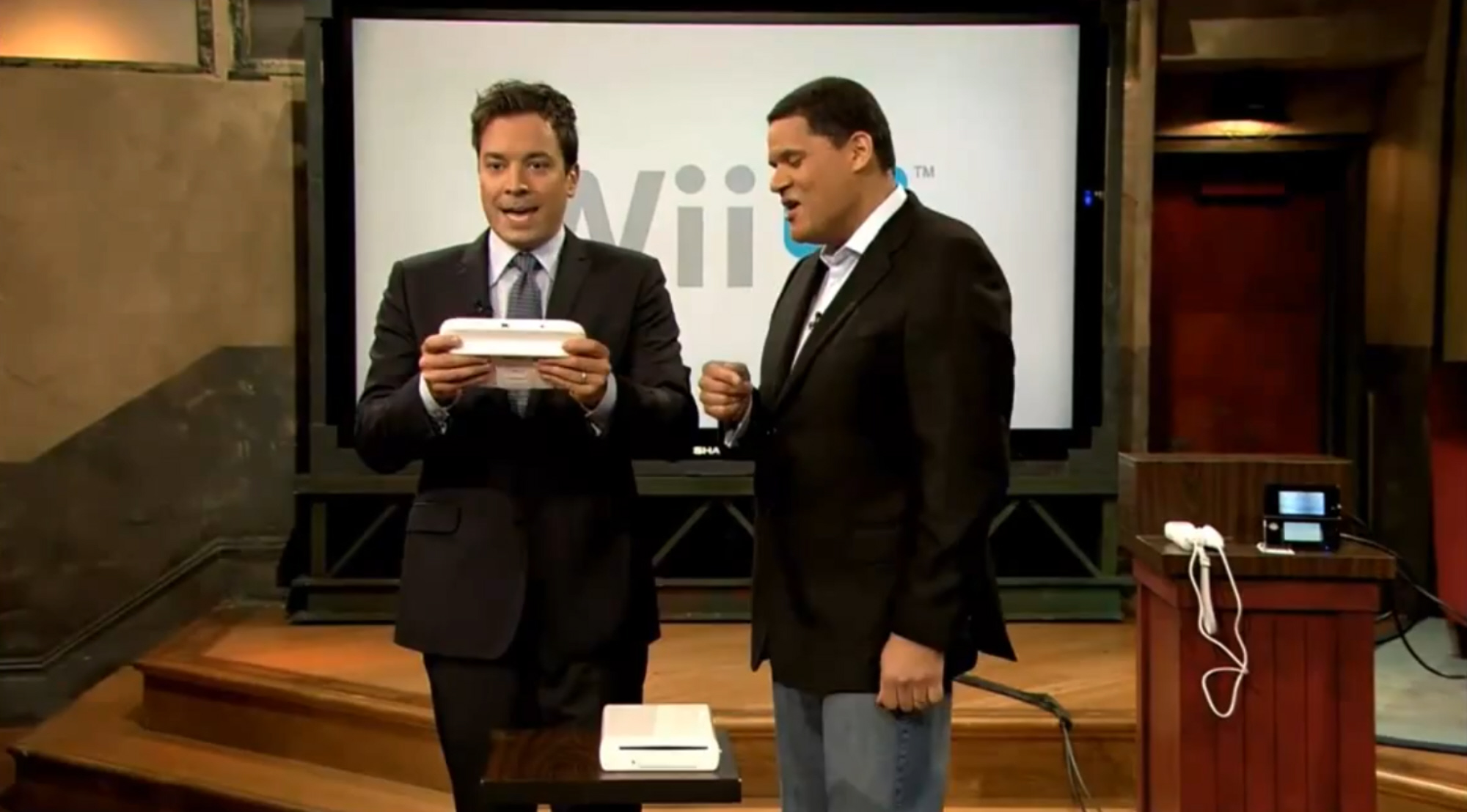 Reggie Fils-Aime presentóla Wii U en el show de Jimmy Fallon