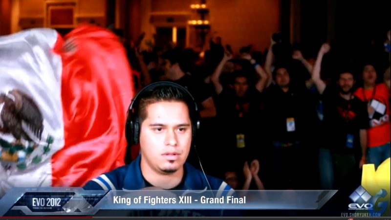 Mexicano conquista segundo lugar en KOF XIII durante el EVO 2012