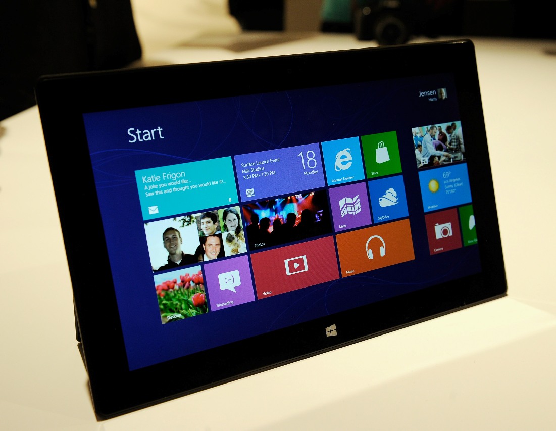 Surface, tableta de Microsoft y Windows 8 llegarán en octubre