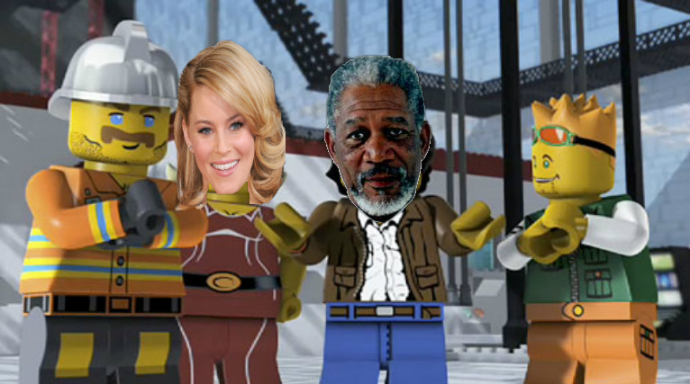 Elizabeth Banks y Morgan Freeman se unen a Lego: The Piece of Resistance
