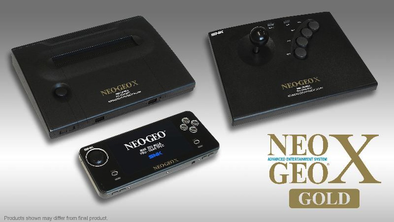 La consola portátil Neo Geo X Gold llegará en diciembre