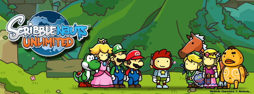 Maxwell será acompañado de Zelda, Luigi y Mario en Scribblenauts Unlimited