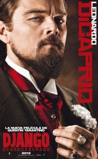 Django Sin Cadenas | Cinco carteles con los protagonistas