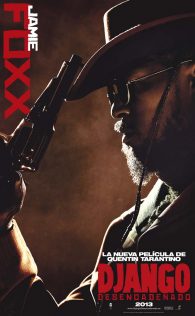 Django Sin Cadenas | Cinco carteles con los protagonistas