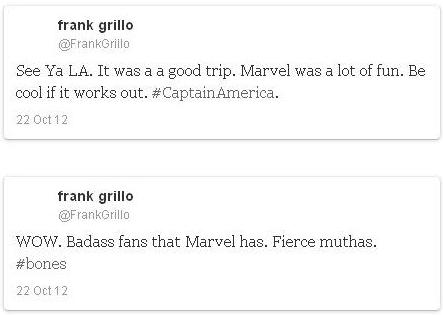 Frank Grillo podría ser Crossbones en Capitán América 2 Frank Grillo podría ser Crossbones en Capitán América 2