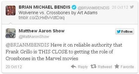 Frank Grillo podría ser Crossbones en Capitán América 2 Frank Grillo podría ser Crossbones en Capitán América 2