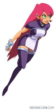 Aaron Diaz reinventa a los personajes de DC Comics | Starfire