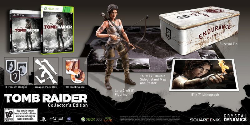 Square Enix revela las ediciones de colección de Tomb Raider