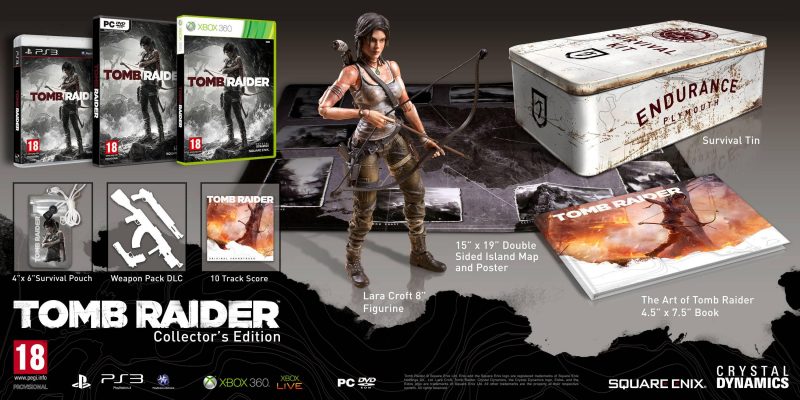 Square Enix revela las ediciones de colección de Tomb Raider