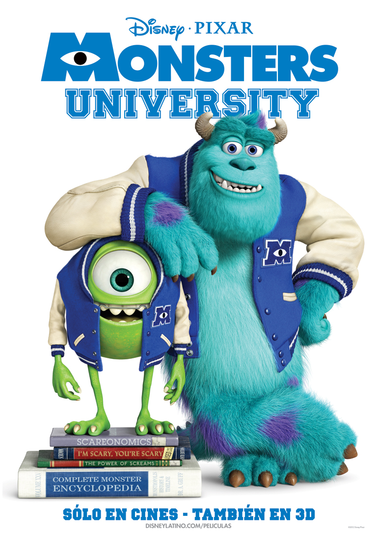 Monsters University nos muestra su primer póster