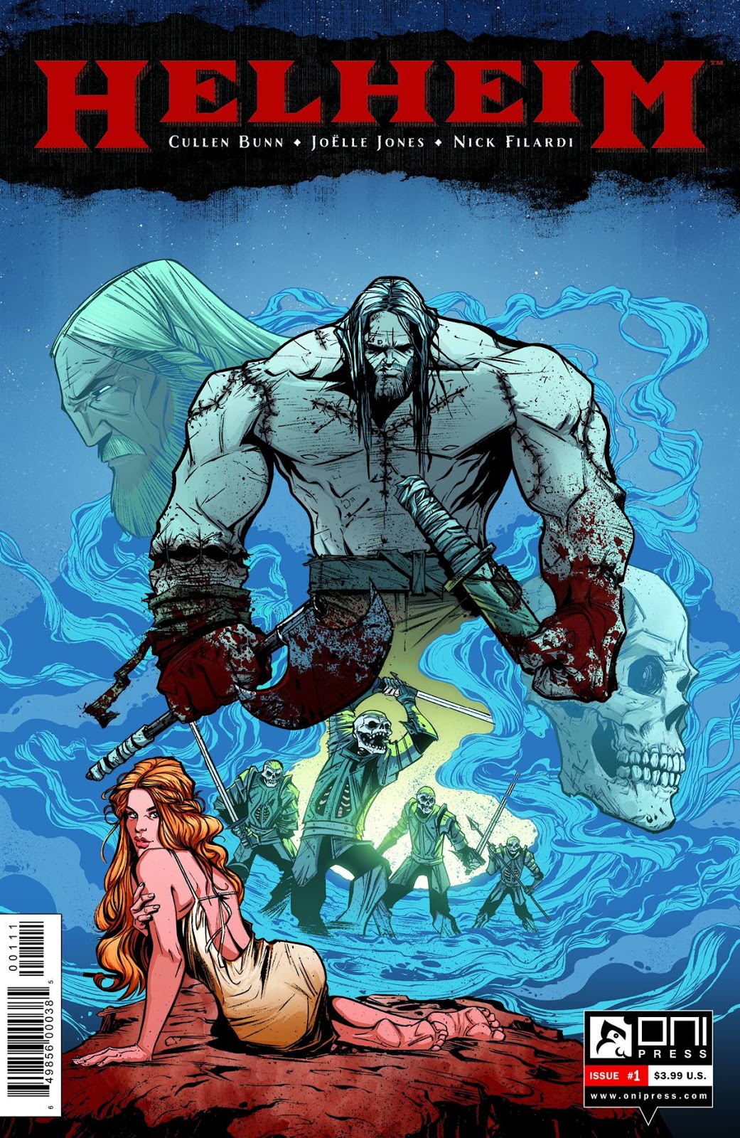 Previo del cómic Helheim, un frankenstein vikingo