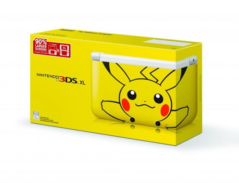 Nintendo 3DS XL versión Pikachu