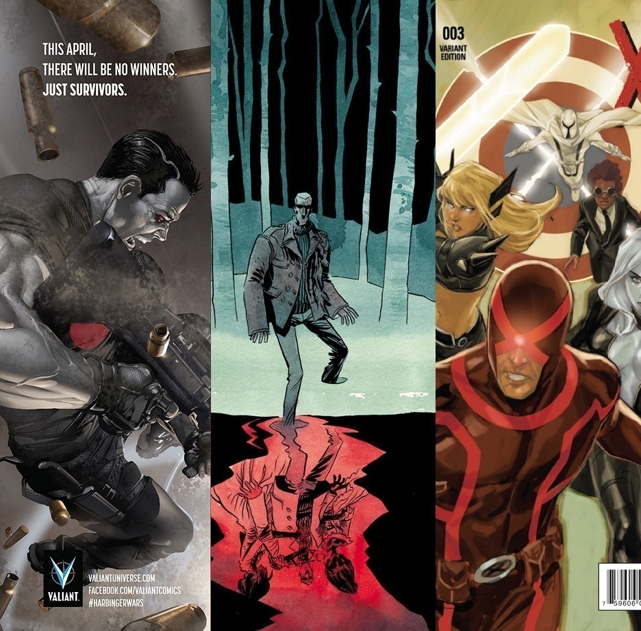 Previos espectaculares de Harbinger Wars, Vampire y Uncanny X-Men