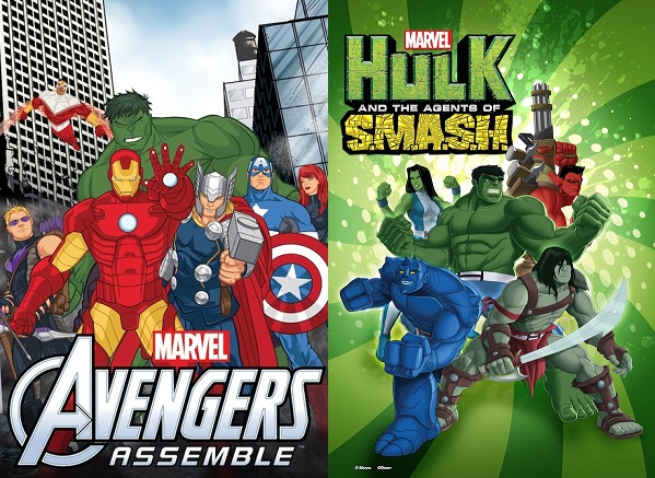 Sinposis de las nuevas series animadas de Avengers y Hulk