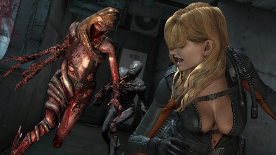 Escote y traje ajustado de Rachel y Resident Evil: Revelations HD