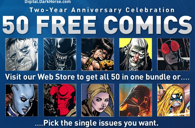 Dark Horse te regala 50 cómics digitales