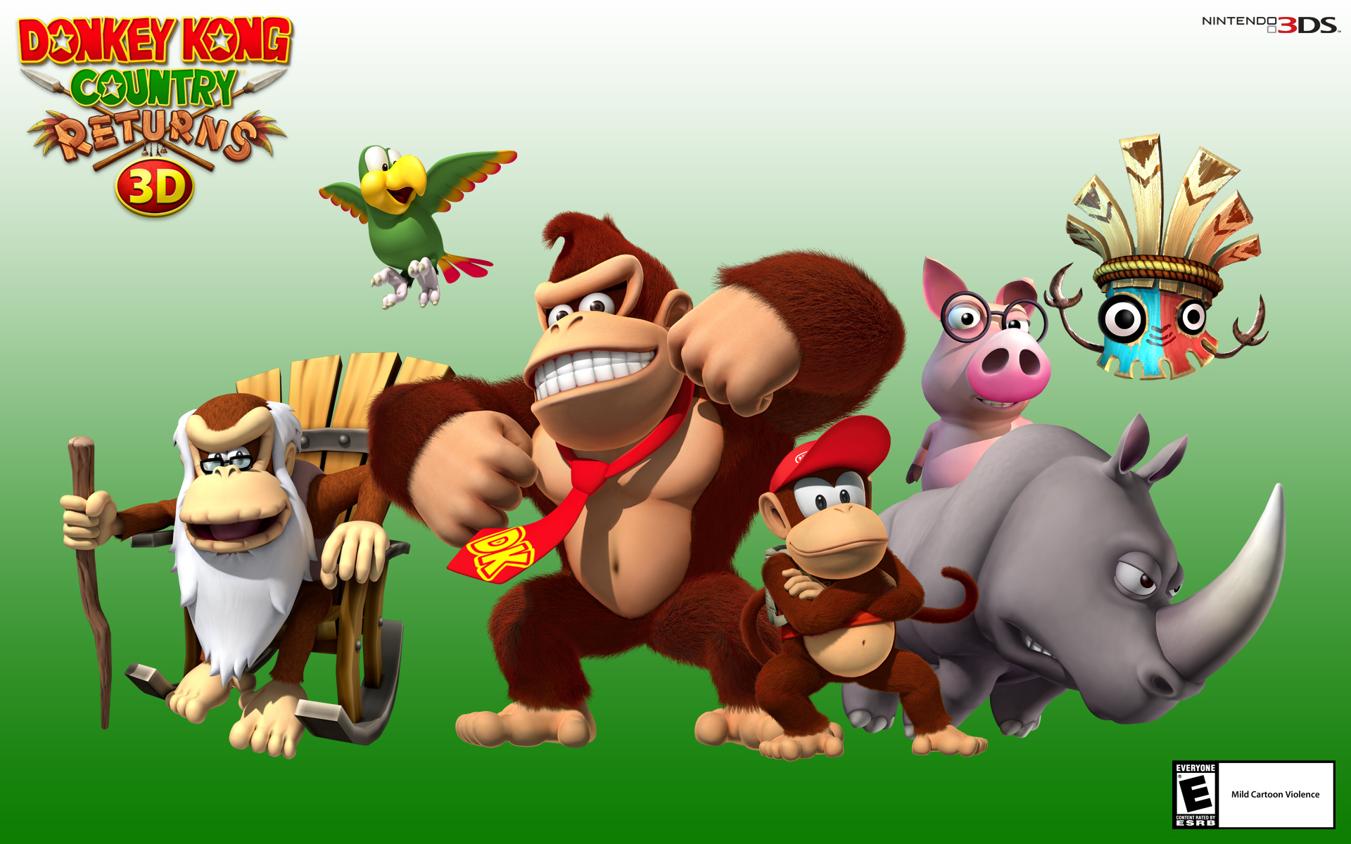 Donkey Kong Country Returns 3D | Tráiler con el pasado de DK