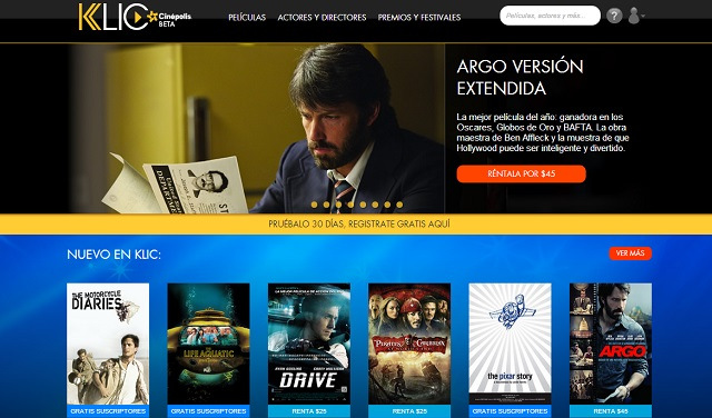 Cinépolis entra al mercado de cine a la carta por Internet