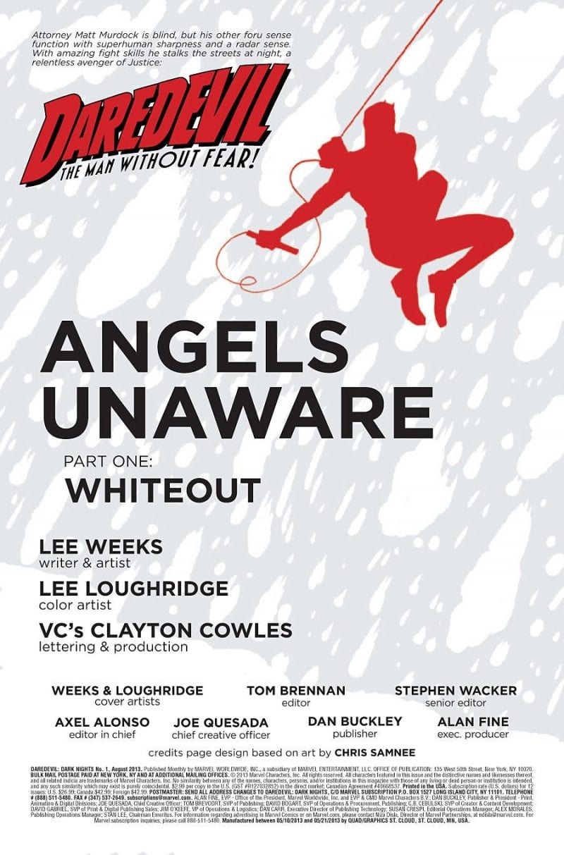 Daredevil: Dark Nights #1 - 1