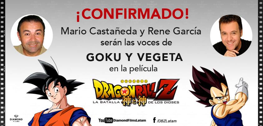 Dragon Ball Z: La Batalla de los Dioses | Mario Castañeda será la voz de Gokú Dragon Ball Z: La Batalla de los Dioses | Mario Castañeda será la voz de Gokú