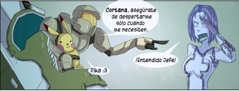 Web cómic de Halo