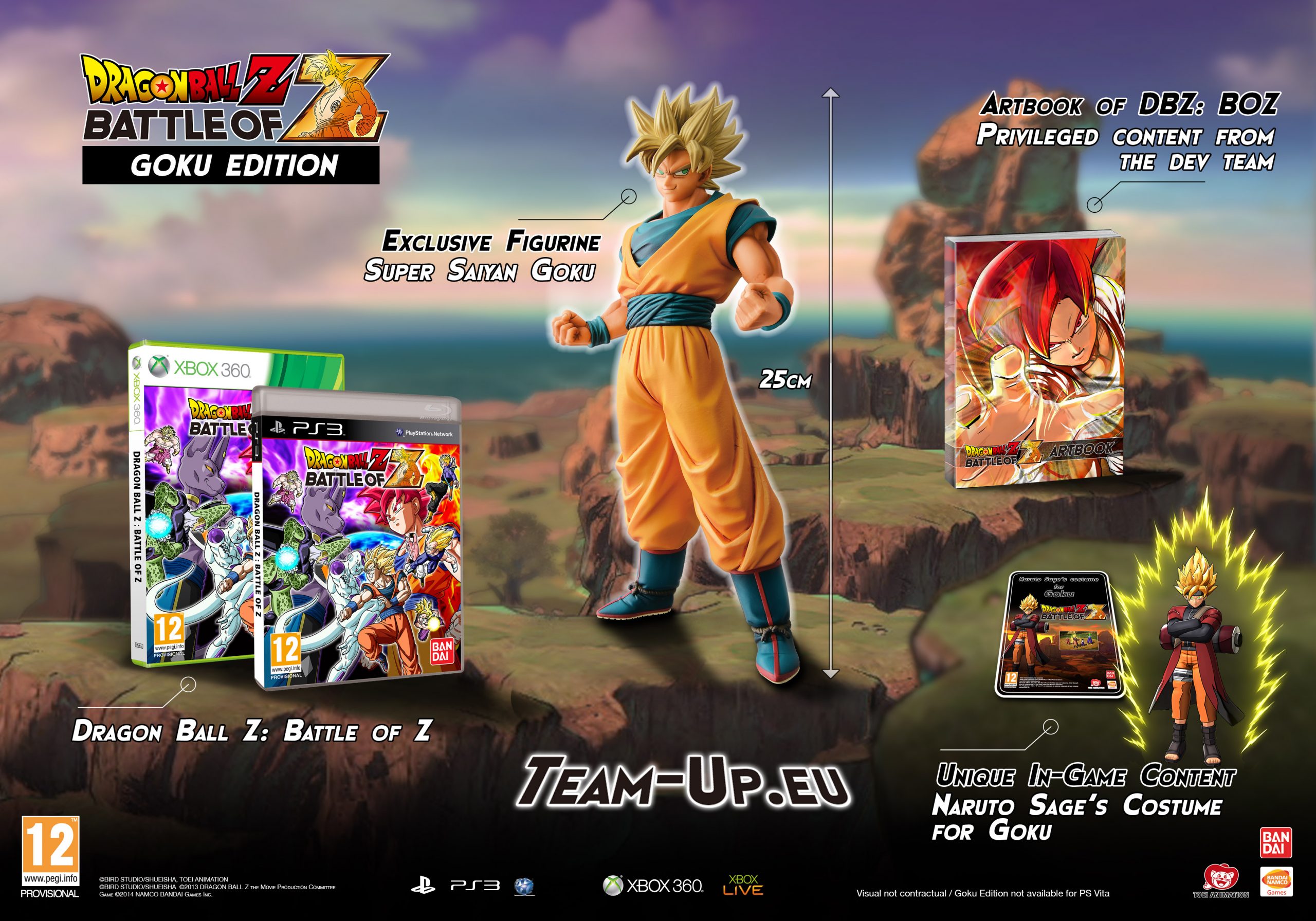 Dragon Ball Z: Battle of Z tendrá Edición Gokú en Europa